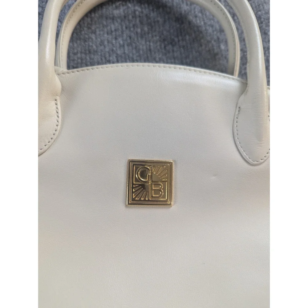 Giani Bernini Cream Handbag Vintage Purse